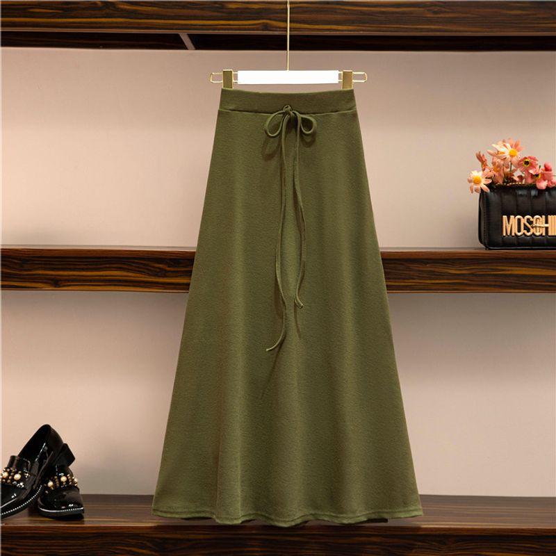 Europe, America, South Korea Spring and Summer Base Narrow A- line Skirt Black 3XL
Europe, America, South Korea Spring and Summer Base Narrow A- line Skirt Black 3XL