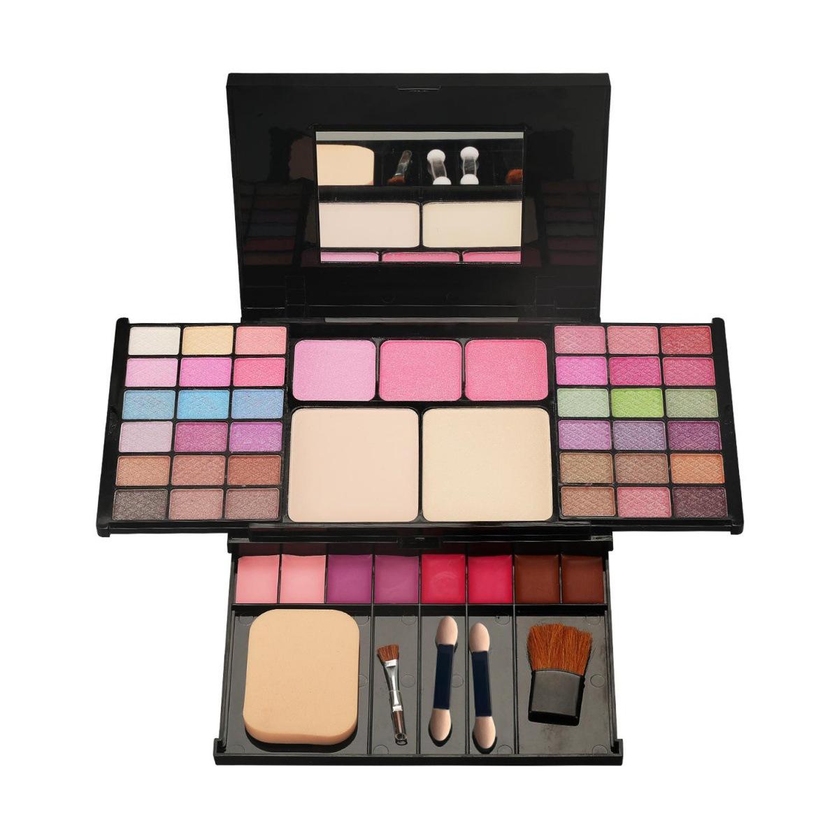 TYA T5003 Makeup Palette: 49 Shimmer Eyeshadows, Lipstick, Blush, and Face Powder Set
TYA T5003 Makeup Palette: 49 Shimmer Eyeshadows, Lipstick, Blush, and Face Powder Set