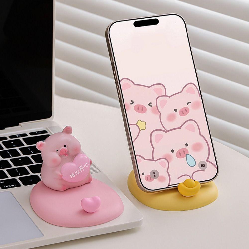 Creative Cartoon Pig Phone Stand Lovely Mobile Phone Bracket Cute Pig Phone Rack Home Ornaments Style 2
Creative Cartoon Pig Phone Stand Lovely Mobile Phone Bracket Cute Pig Phone Rack Home Ornaments Style 2