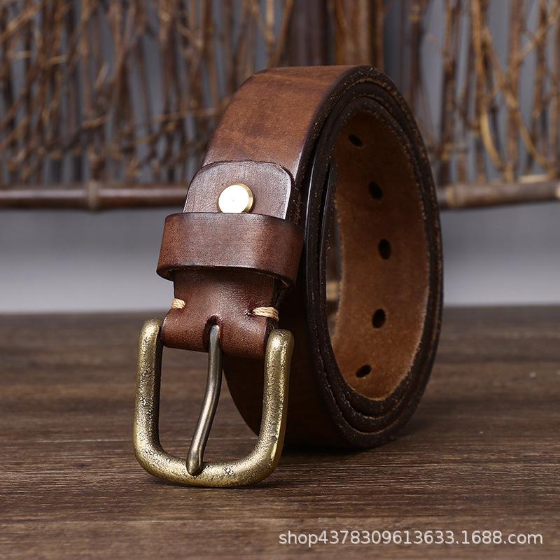 Ремень мужской ретро состаренный толстый чистый коровья кожа пряжка модный универсальный ремень под джинсы 130cm
Ремень мужской ретро состаренный толстый чистый коровья кожа пряжка модный универсальный ремень под джинсы 130cm
