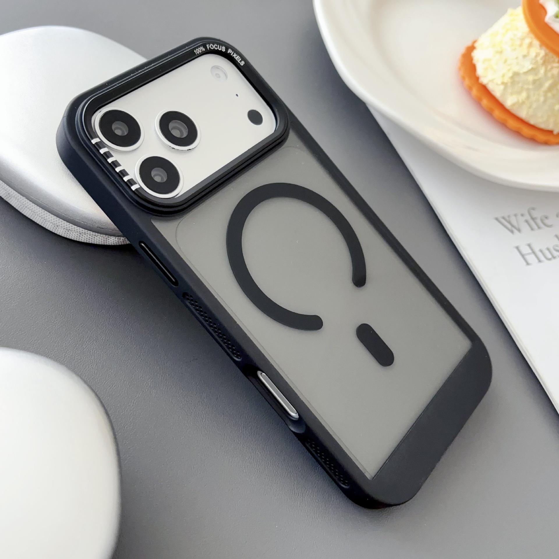 iPhone 17 Pro Max Magnetic Cooling Bumper Case: Frosted, Premium Feel Protection iPhone 17 чорний
iPhone 17 Pro Max Magnetic Cooling Bumper Case: Frosted, Premium Feel Protection iPhone 17 чорний