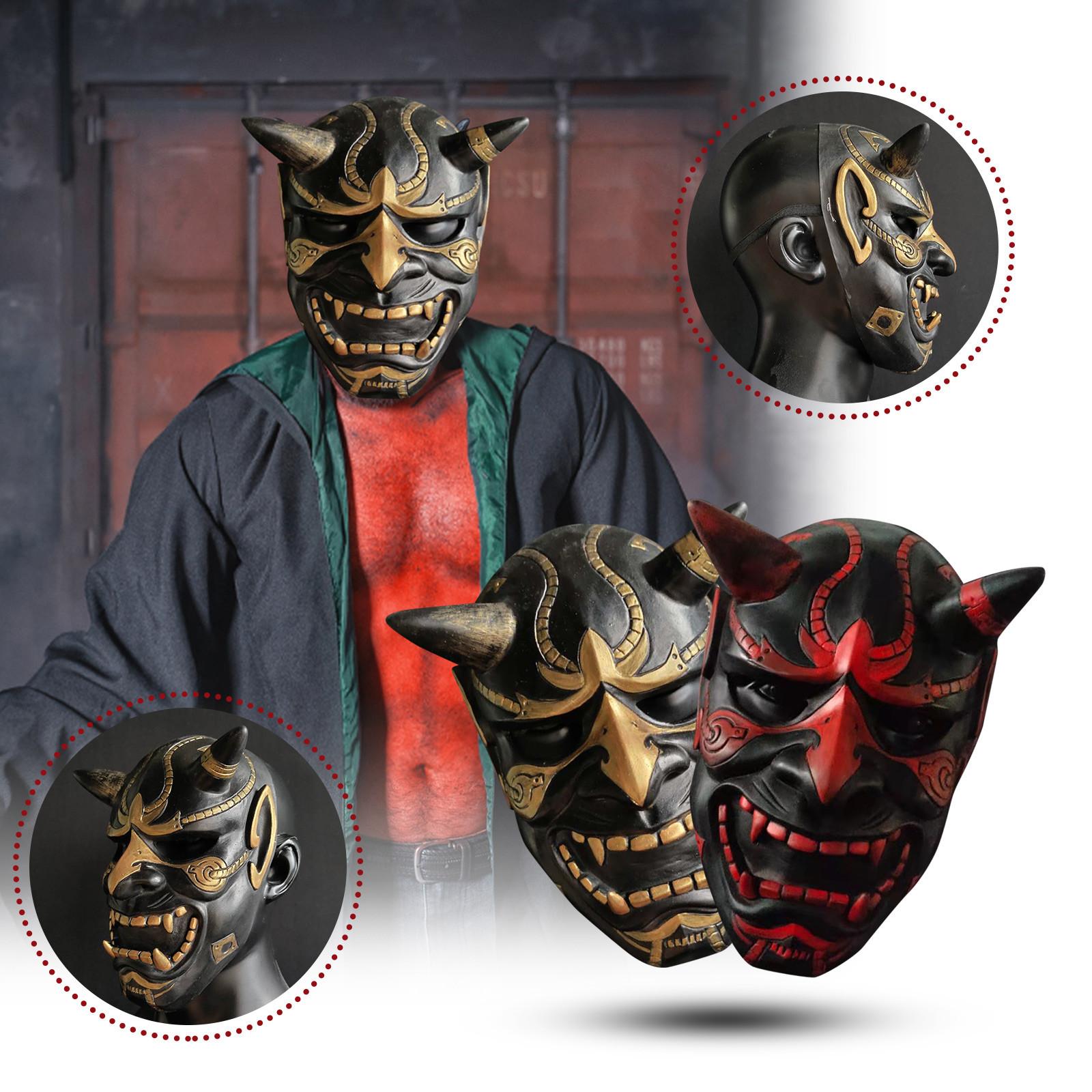 Японская маска S-amurai Hannya Oni, латексная маска на все лицо Evil De-mon Mon-ster для мужчин
Японская маска S-amurai Hannya Oni, латексная маска на все лицо Evil De-mon Mon-ster для мужчин