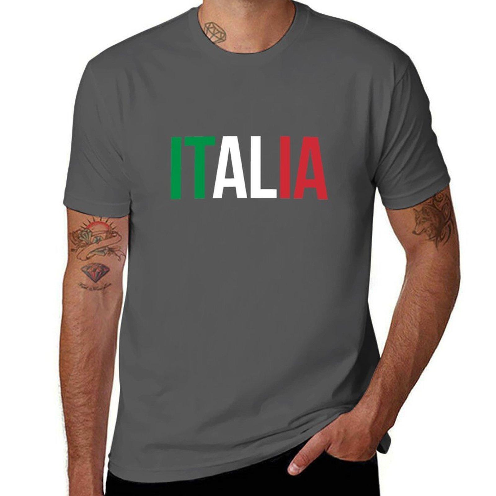 Италия Итальянский Италия Футболка футболка мужская роскошная мужская футболка хлопок высокое качество футболка 4XL
Италия Итальянский Италия Футболка футболка мужская роскошная мужская футболка хлопок высокое качество футболка 4XL