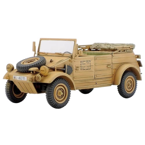 Tamiya 1/48 Military Miniature Series No.01 German Army Pkw.K1 Kubelwagen Type 82 Plastic Model 32501
Tamiya 1/48 Military Miniature Series No.01 German Army Pkw.K1 Kubelwagen Type 82 Plastic Model 32501