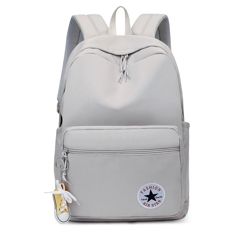 Large Capacity Backpack Student Schoolbag Unisex Sports Lightweight Travel Computer Bag сірий
Large Capacity Backpack Student Schoolbag Unisex Sports Lightweight Travel Computer Bag сірий