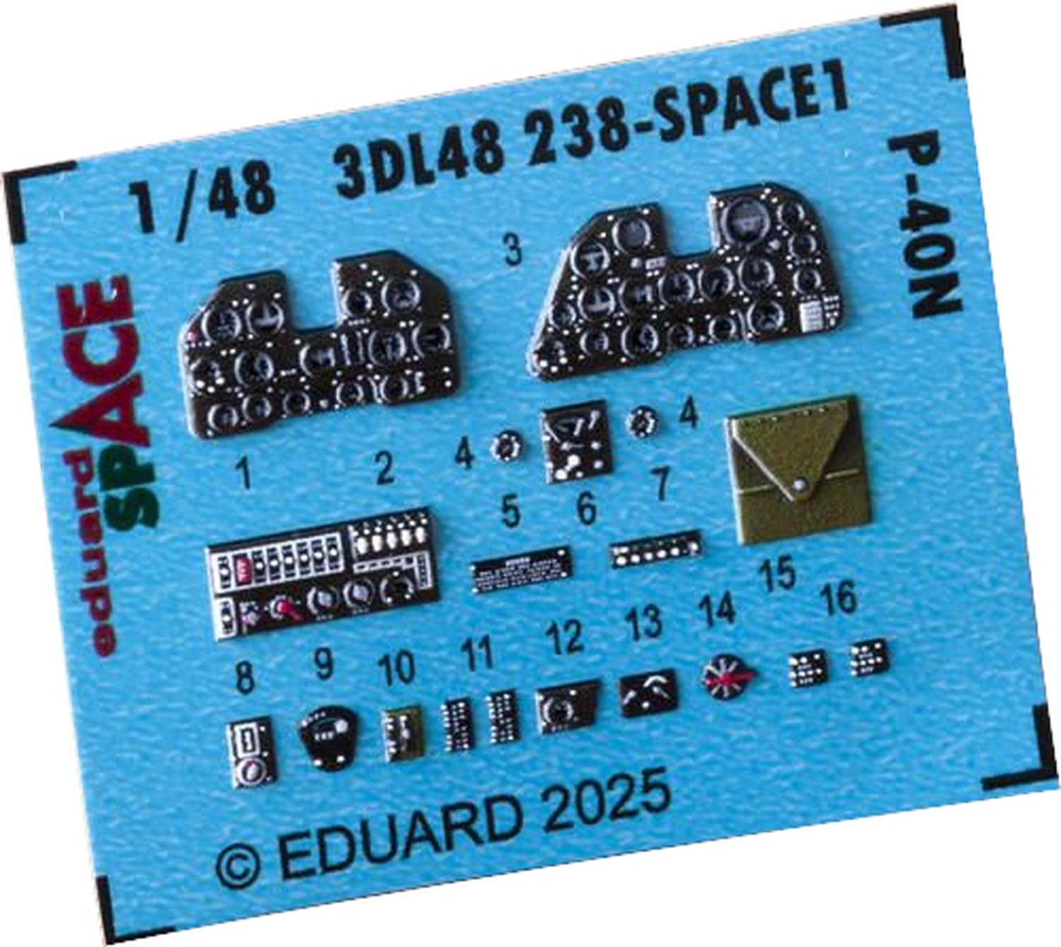 Eduard 1/48 Space P-40N Интерьер 3D Декаль с Набором Фототравления (для Эдуарда) Декаль для пластиковой модели EDU3DL48238 (Самолет)
Eduard 1/48 Space P-40N Интерьер 3D Декаль с Набором Фототравления (для Эдуарда) Декаль для пластиковой модели EDU3DL48238 (Самолет)