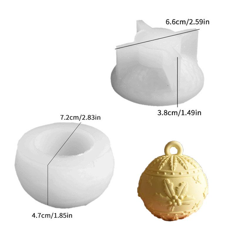 Christmas Bauble Light Candle Jar Silicone Concrete Molds with Lids Round Ball Candle Vessel Jesmonite Molds
Christmas Bauble Light Candle Jar Silicone Concrete Molds with Lids Round Ball Candle Vessel Jesmonite Molds