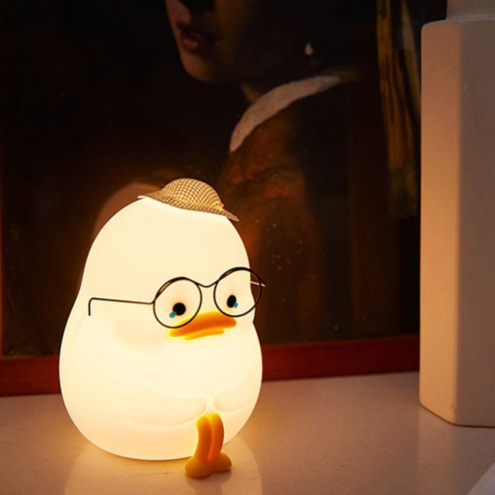 Silicone Desk Lamp USB Charging Bedside Light Touch Sensor LED Duck Night Light Desktop
Silicone Desk Lamp USB Charging Bedside Light Touch Sensor LED Duck Night Light Desktop