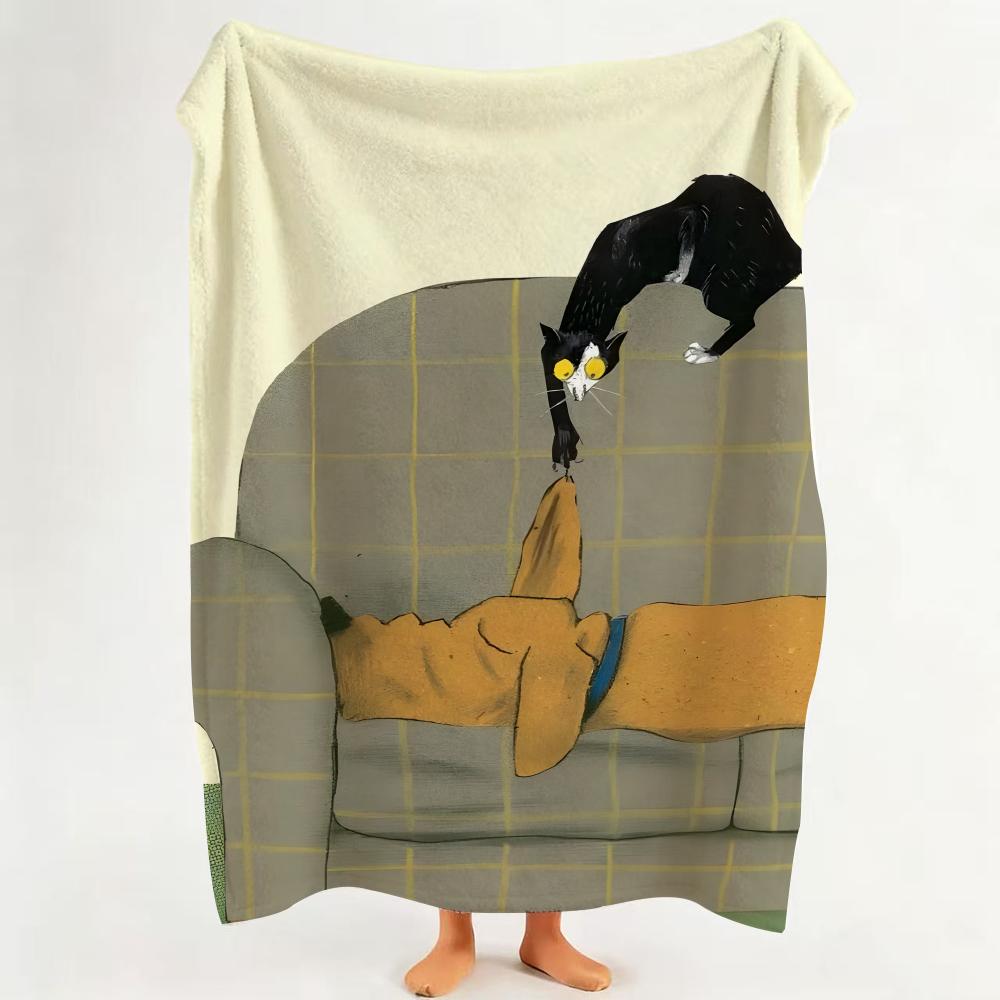 Illustrator W Wolf E Erlbruch Throw Flannel Throw Blanket Suitable for Sofa Living Room Bedroom 75cmx90cm
Illustrator W Wolf E Erlbruch Throw Flannel Throw Blanket Suitable for Sofa Living Room Bedroom 75cmx90cm