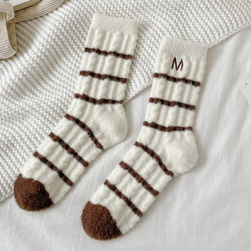 Australian Velvet Winter Socks Thickened Warm Mid-Leg Socks Coffee Color Double-Sided Fleece Stockings Home Warm Floor Sleeping Socks one size fits all
Australian Velvet Winter Socks Thickened Warm Mid-Leg Socks Coffee Color Double-Sided Fleece Stockings Home Warm Floor Sleeping Socks one size fits all