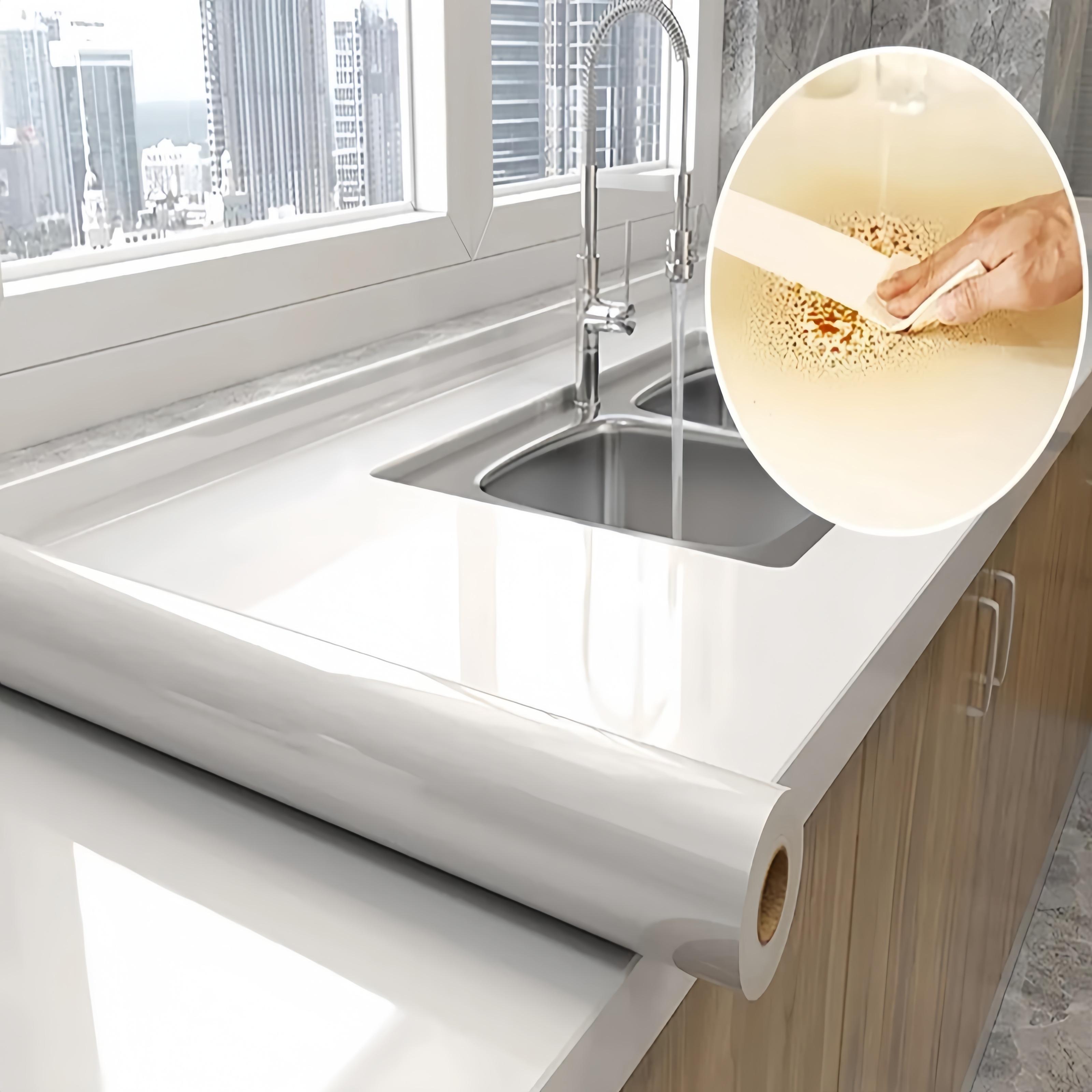 White Self-adhesive Wall Wallpaper Self Adhesive Autohesion Wallpapers Home Decor High Temperature Resistance Waterproof Sticker 40CMX1M
White Self-adhesive Wall Wallpaper Self Adhesive Autohesion Wallpapers Home Decor High Temperature Resistance Waterproof Sticker 40CMX1M