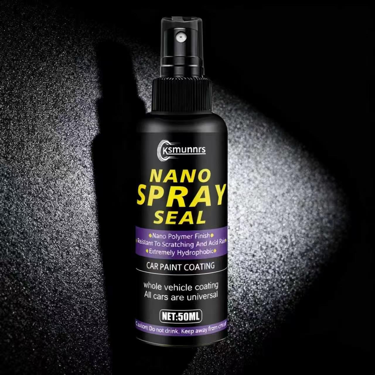 Ksmumnrs Nano Spray Seal 50ML - Car Paint Coating with Nano Polymer Finish, Scratch/Acid Rain Resistant, Extremely Hydrophobic,
Ksmumnrs Nano Spray Seal 50ML - Car Paint Coating with Nano Polymer Finish, Scratch/Acid Rain Resistant, Extremely Hydrophobic,