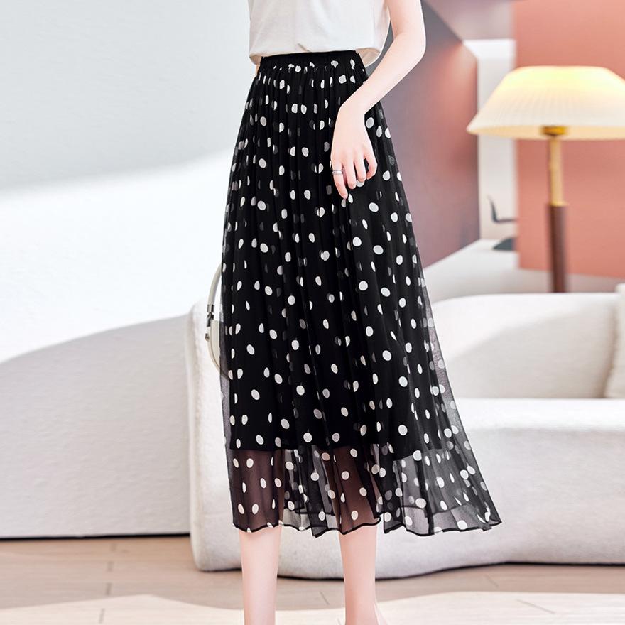 Юбка из шелка в горошек для женщин, новая юбка-трапеция из шелка тутового дерева с высокой талией и тонким силуэтом, длиной до бедер L
Юбка из шелка в горошек для женщин, новая юбка-трапеция из шелка тутового дерева с высокой талией и тонким силуэтом, длиной до бедер L