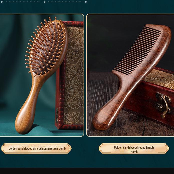 Массажная расческа с воздушной подушкой из сандалового дерева для кожи головы и волос - унисекс деревянная расческа для дома и путешествий
Массажная расческа с воздушной подушкой из сандалового дерева для кожи головы и волос - унисекс деревянная расческа для дома и путешествий