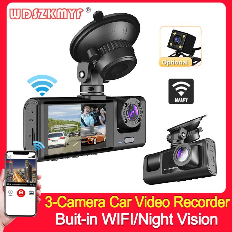 3Camera Dash Cam for Cars WIFI APP Video Recorder 1080P Car DVR Dual Len Dashcam Front and Rear View Camera Night Car accessory NONE
3Camera Dash Cam for Cars WIFI APP Video Recorder 1080P Car DVR Dual Len Dashcam Front and Rear View Camera Night Car accessory NONE