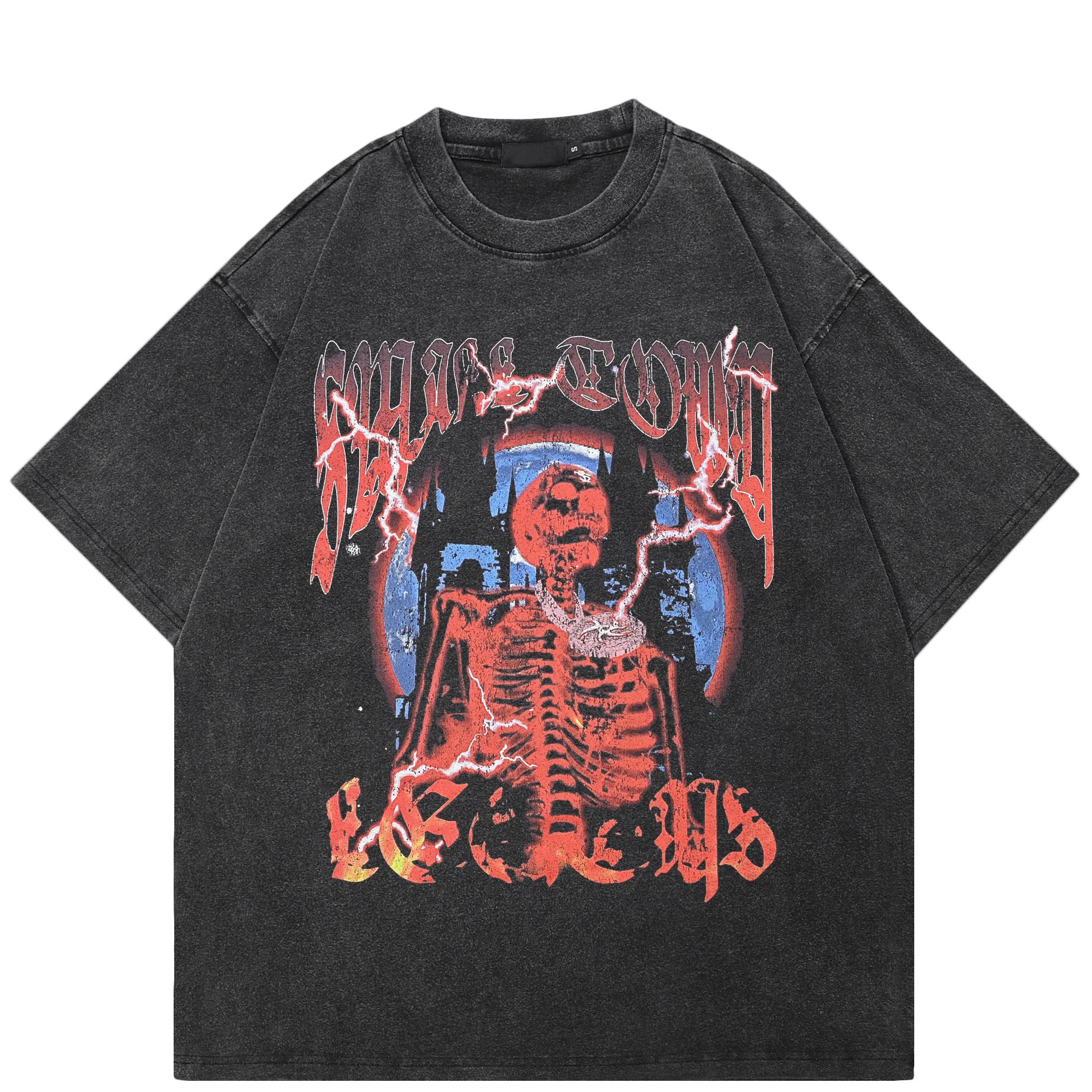 Streetwear Skelton Graphic T-Shirt Cotton Tshirt Unisex Tops Tees Summer Short Sleeves T Shirt S
Streetwear Skelton Graphic T-Shirt Cotton Tshirt Unisex Tops Tees Summer Short Sleeves T Shirt S