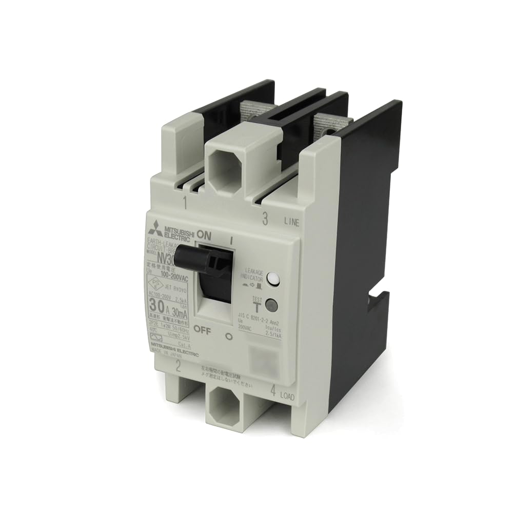 Mitsubishi Electric 2P 30A 30MA leakage circuit breaker for control NN NV30-FA (Earth panel) (2 poles) (AC)
Mitsubishi Electric 2P 30A 30MA leakage circuit breaker for control NN NV30-FA (Earth panel) (2 poles) (AC)