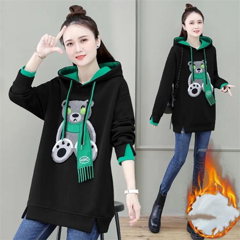 Женская зимняя утолщенная толстовка с капюшоном, симпатичная толстовка с рисунком XS
Женская зимняя утолщенная толстовка с капюшоном, симпатичная толстовка с рисунком XS