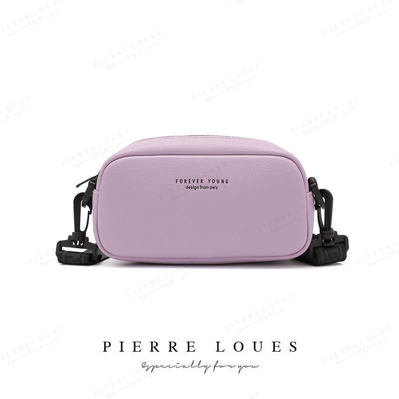 new lychee pattern texture candy color soft surface portable small square bag fashionable letter single shoulder crossbody mobile phone bag фіолетовий
new lychee pattern texture candy color soft surface portable small square bag fashionable letter single shoulder crossbody mobile phone bag фіолетовий