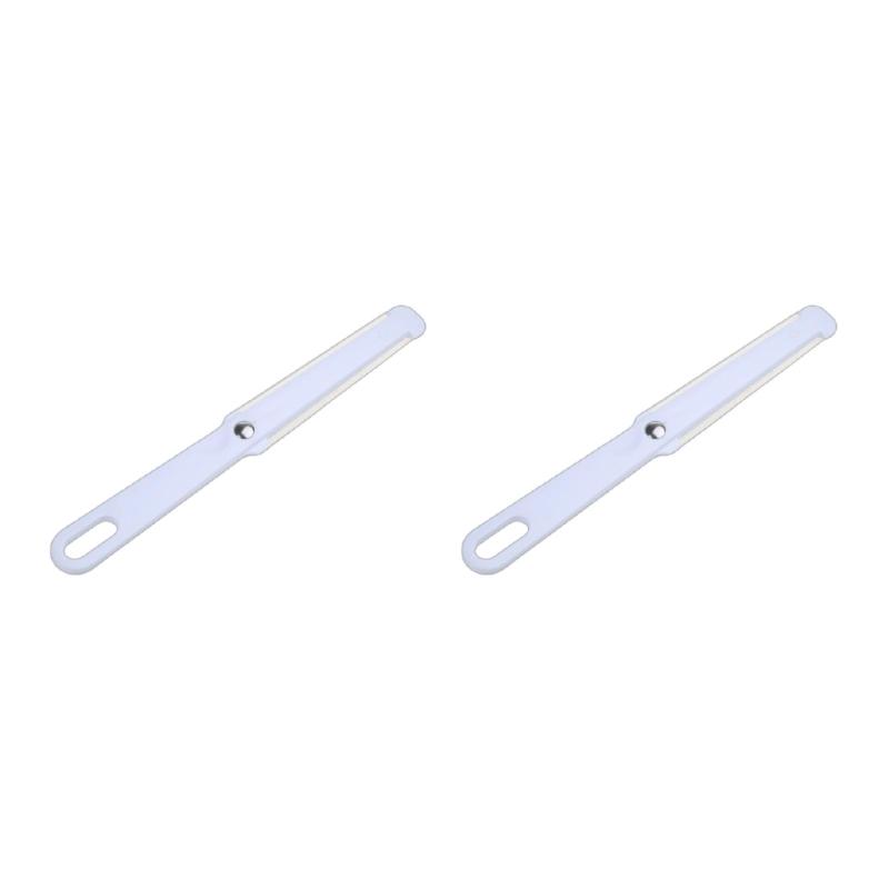 2 шт., нож для сыра и масла, овощечистка, резак, инструмент с проволокой, толстая жесткая мягкая ручка, пластиковый нож для сыра и масла, кухонные принадлежности белый