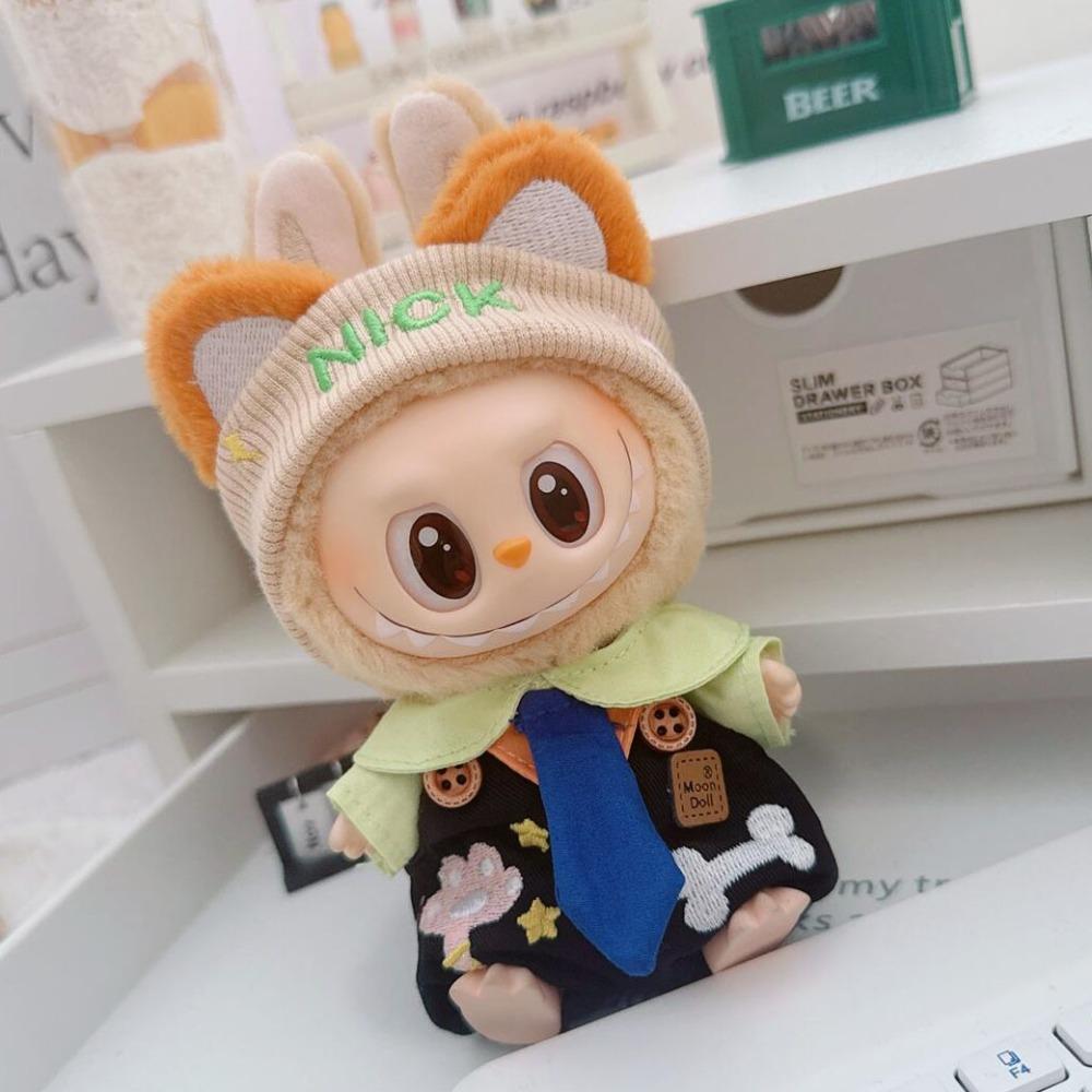 Rabbit Set 17cm Labubu Doll Clothes Strap Pants Mini Cotton Doll s Clothes Children Gift style 3
Rabbit Set 17cm Labubu Doll Clothes Strap Pants Mini Cotton Doll s Clothes Children Gift style 3