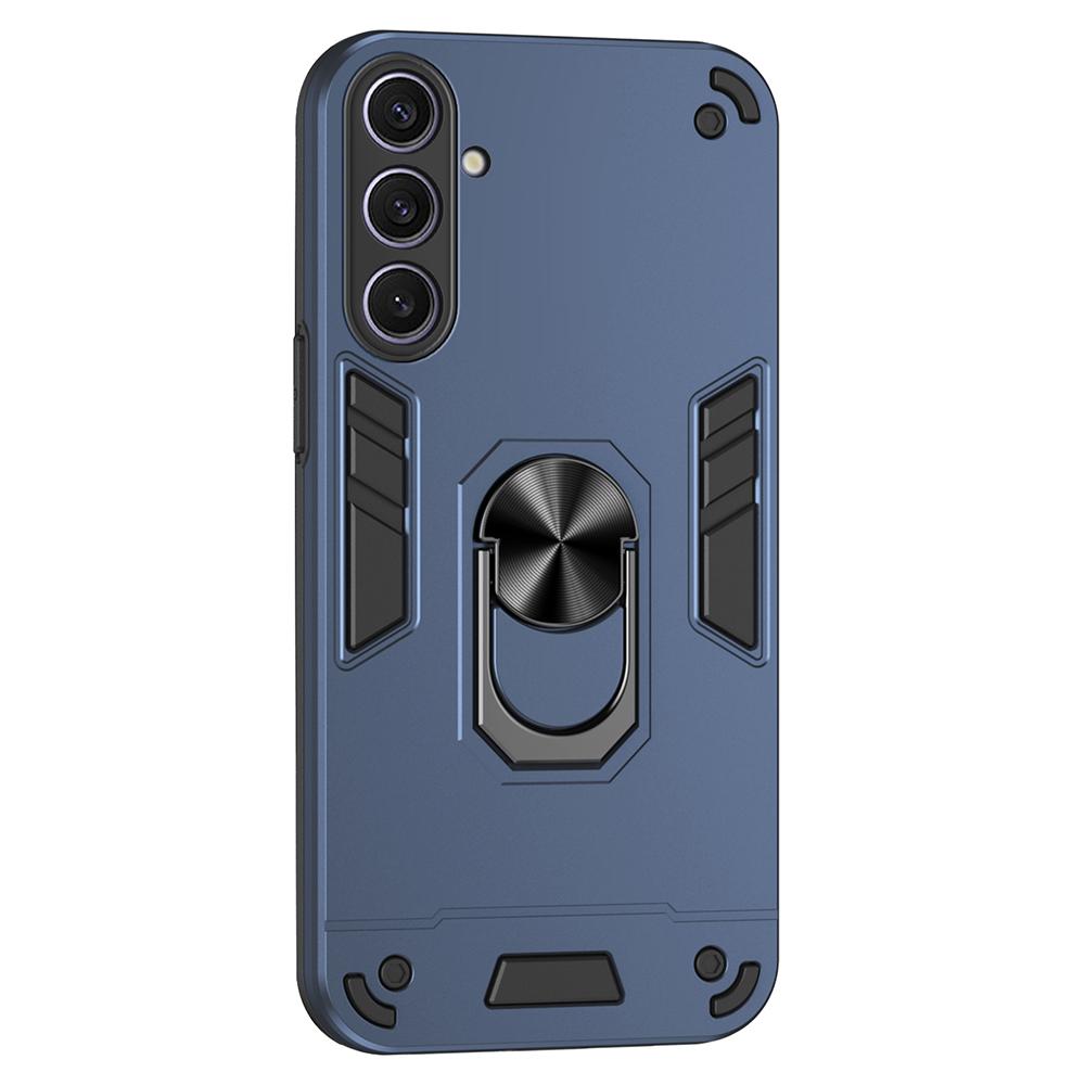 For Samsung Galaxy S25+ Case PC+TPU Drop Defend Phone Cover with Ring Kickstand Blue
For Samsung Galaxy S25+ Case PC+TPU Drop Defend Phone Cover with Ring Kickstand Blue