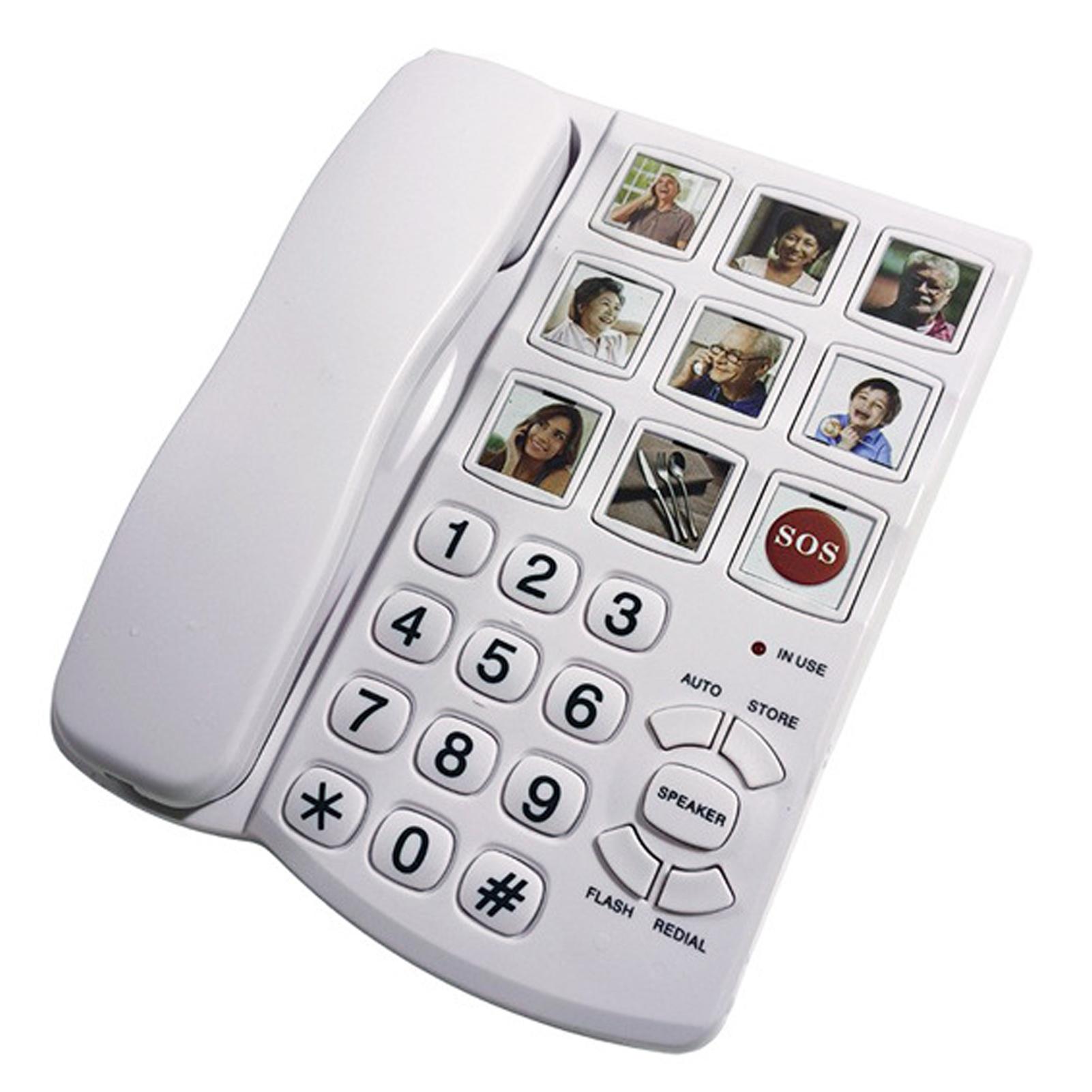 Corded Big Button Phone Elderly With Hearing Impairment Big Button And Picture Corded Landline
Corded Big Button Phone Elderly With Hearing Impairment Big Button And Picture Corded Landline