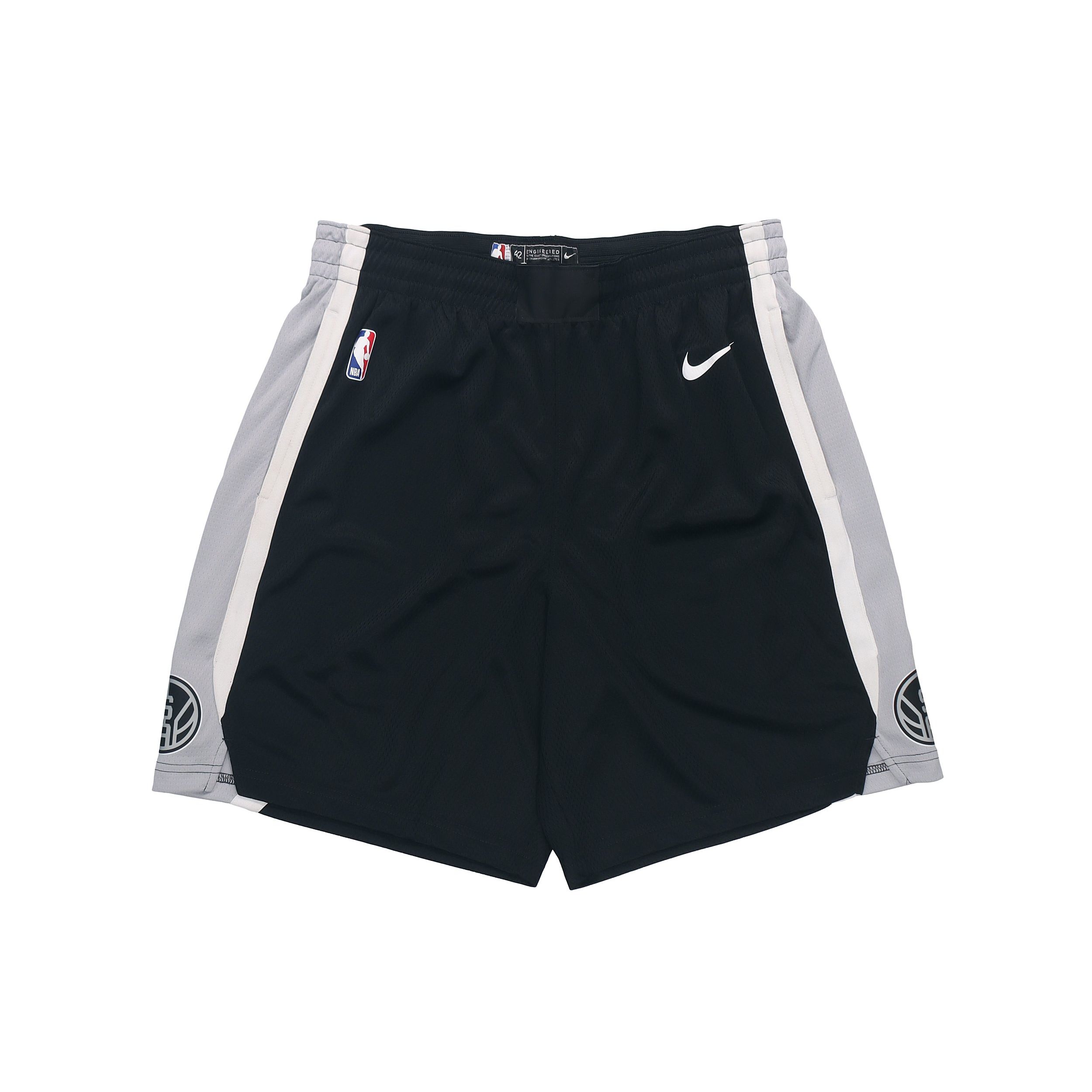 Nike Шорты для баскетбола San Antonio Spurs SW Fan Edition 19-20 Season Icon Edition, цветные полосатые, мужские, черные, AJ5650-010 M
Nike Шорты для баскетбола San Antonio Spurs SW Fan Edition 19-20 Season Icon Edition, цветные полосатые, мужские, черные, AJ5650-010 M