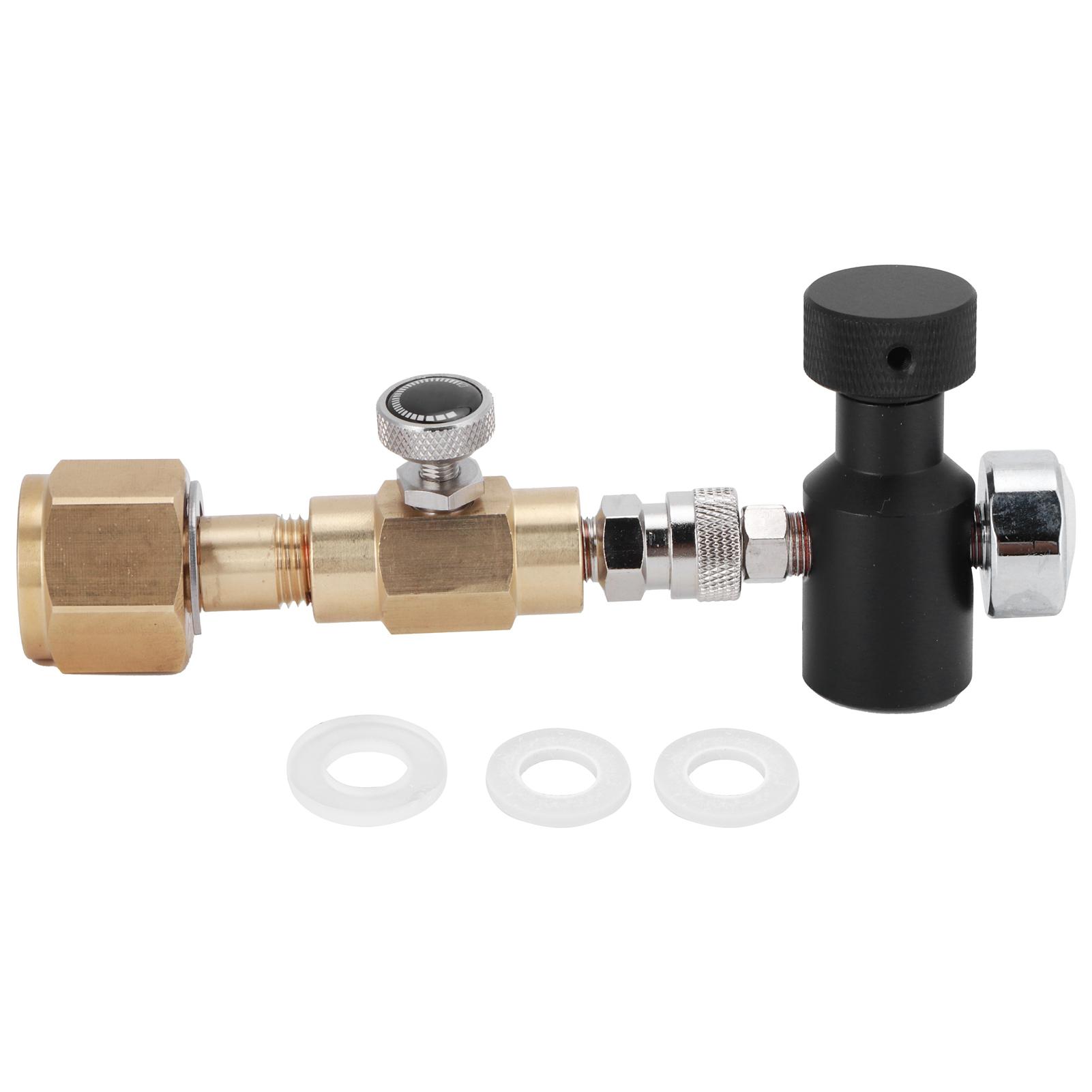 CO2 Cylinder Refill Adapter W21.814 with Release Valve ASA 1500PSI Pressure Gauge
CO2 Cylinder Refill Adapter W21.814 with Release Valve ASA 1500PSI Pressure Gauge