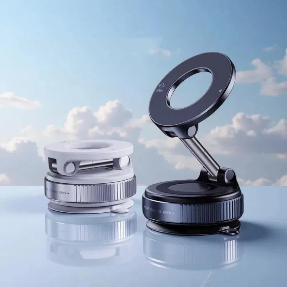 Vacuum Magnetic Cell Phone Holder Foldable Car Phone Holder Fashion Strong Suction Stand Car чорний
Vacuum Magnetic Cell Phone Holder Foldable Car Phone Holder Fashion Strong Suction Stand Car чорний