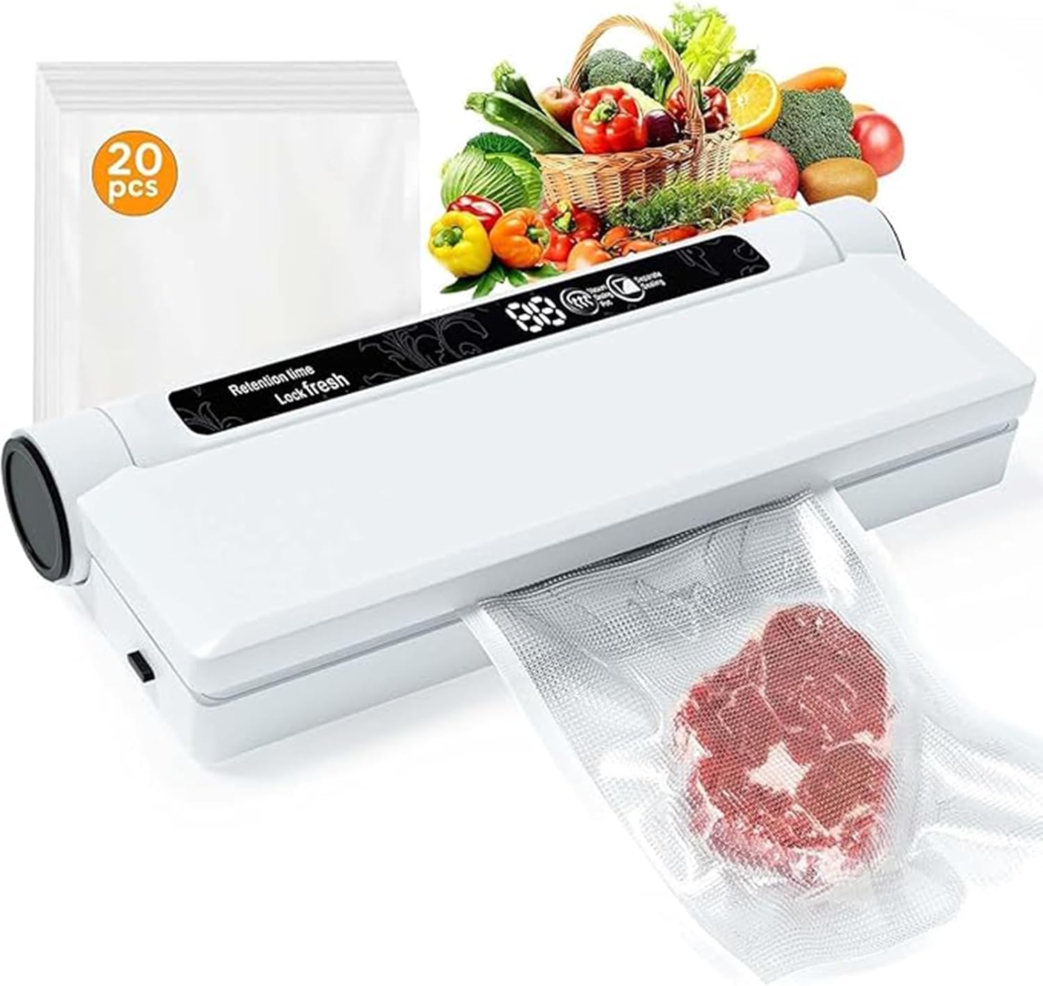 Vacuum Sealer Machine, 2026 Upgraded Full Automatic Food Sealer with Professional Sealing System, Dry & Wet Modes United States
Vacuum Sealer Machine, 2026 Upgraded Full Automatic Food Sealer with Professional Sealing System, Dry & Wet Modes United States