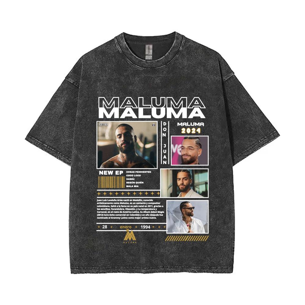 Washed Vintage Singer Maluma Album Cosas Pendientes Pretty Boy Dirty Boy Graphic Tshirt Men Fashion T Shirts Male Hip Hop Tees S
Washed Vintage Singer Maluma Album Cosas Pendientes Pretty Boy Dirty Boy Graphic Tshirt Men Fashion T Shirts Male Hip Hop Tees S