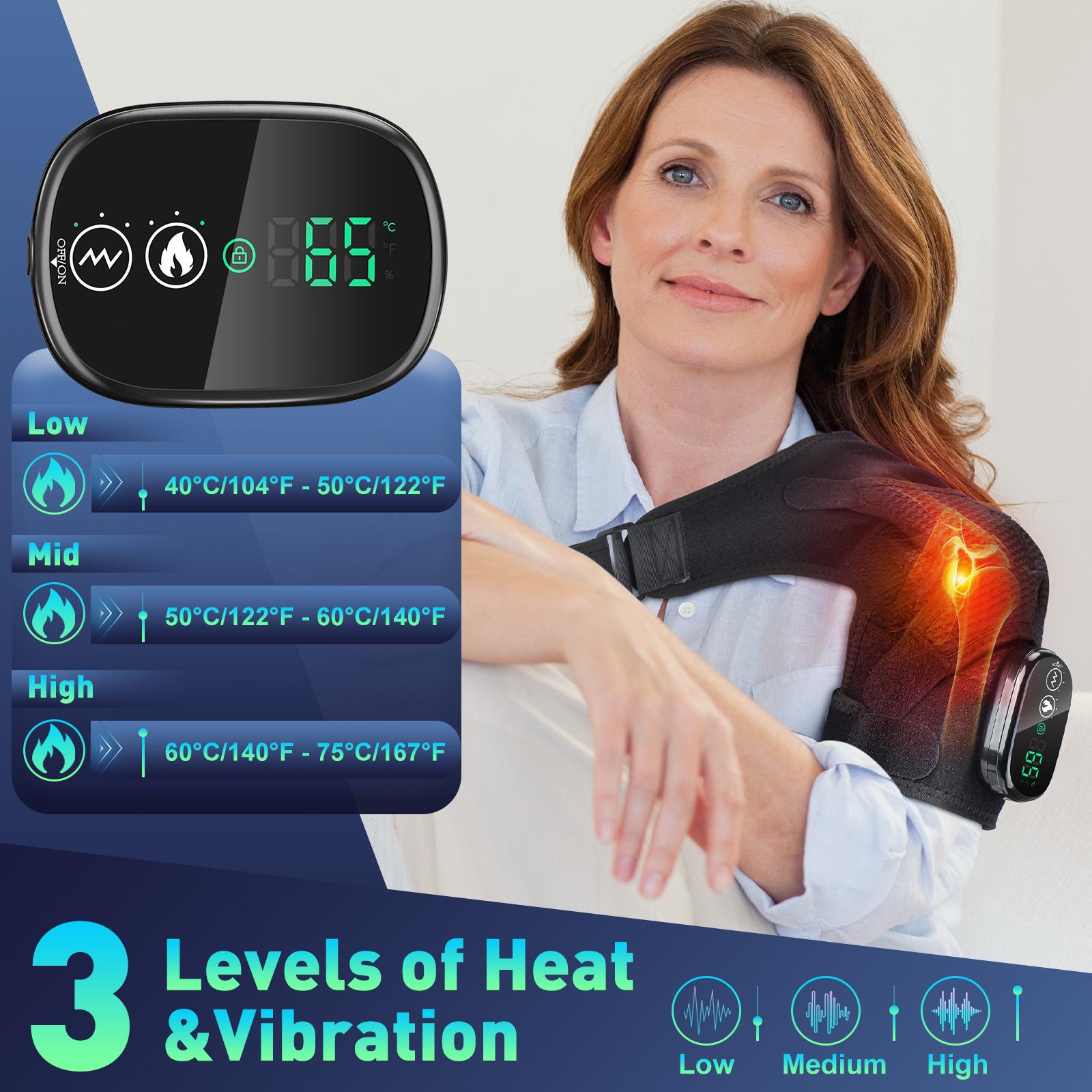 2 in 1 Electric Shoulder Brace 3 Gear Heated and Vibration Massage Shoulder Support Massage Belt Gifts for Parents Health Care чёрный
2 in 1 Electric Shoulder Brace 3 Gear Heated and Vibration Massage Shoulder Support Massage Belt Gifts for Parents Health Care чёрный