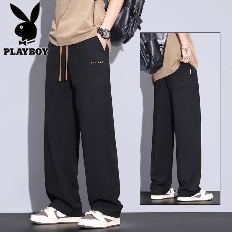 Playboy Men s Ice Silk Loose Straight Casual Pants 3XL
Playboy Men s Ice Silk Loose Straight Casual Pants 3XL