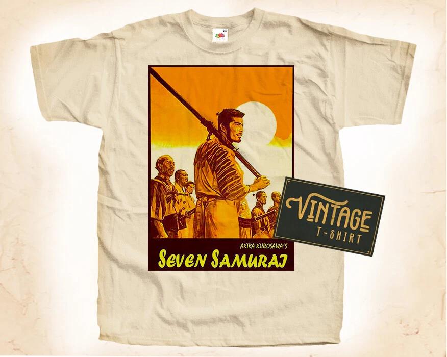 Seven Samurai T SHIRT Tee Movie Poster Vintage Natural sizes S to 5XL M
Seven Samurai T SHIRT Tee Movie Poster Vintage Natural sizes S to 5XL M