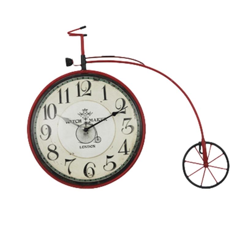 Unique Bicycles Shape Wall Clock Nostalgic Iron Clock with Quiet Mechanism Battery Operated for Home Hotel Decoration 1
Unique Bicycles Shape Wall Clock Nostalgic Iron Clock with Quiet Mechanism Battery Operated for Home Hotel Decoration 1