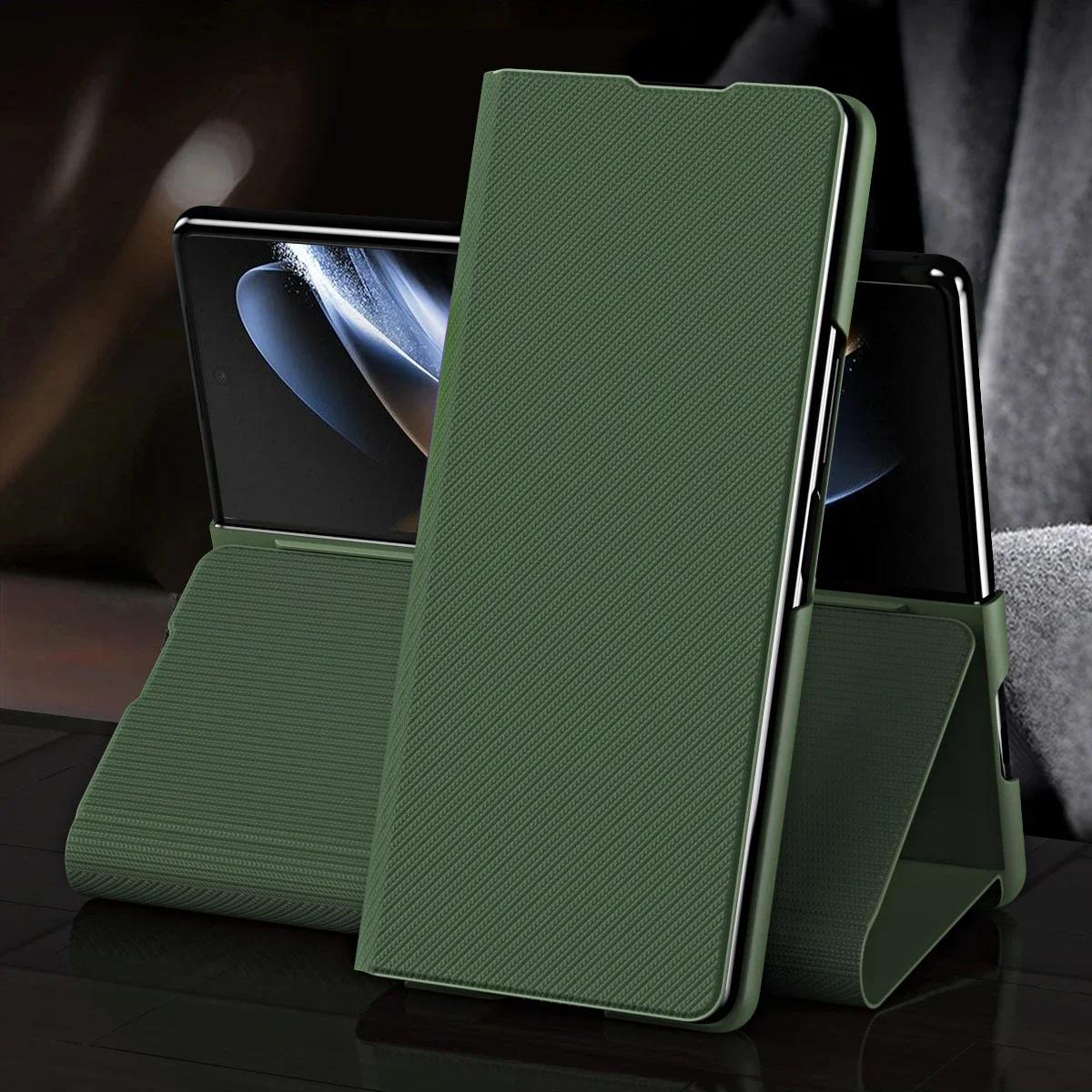 Simple Stripe Magnetic Leather Phone Case For Samsung Galaxy Z Fold 7 6 5 4 3 5G Camera Shockproof Screen Anti-Fingerprint Cover Galaxy Z Fold5
Simple Stripe Magnetic Leather Phone Case For Samsung Galaxy Z Fold 7 6 5 4 3 5G Camera Shockproof Screen Anti-Fingerprint Cover Galaxy Z Fold5