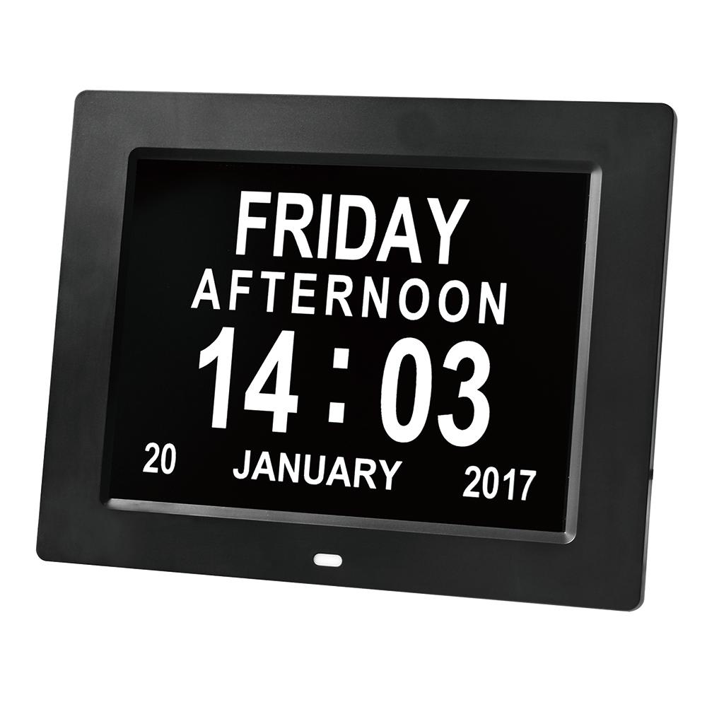 DDC-8009 8 inch Digital Display Alarm Clock 8 Groups Alarm Desktop Clock Machine Auto Adjust Brightness Elderly Alarm Clock Black/EU Plug
DDC-8009 8 inch Digital Display Alarm Clock 8 Groups Alarm Desktop Clock Machine Auto Adjust Brightness Elderly Alarm Clock Black/EU Plug