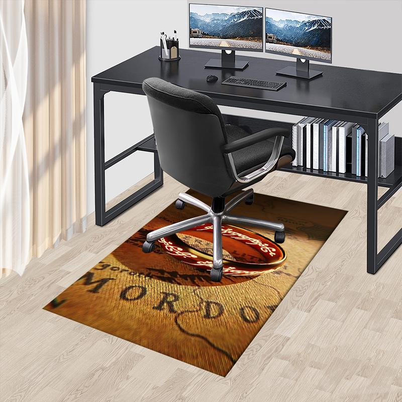 Ring of Power,Middle-earth Map Polyester Office Carpet Chair Mats, Home Decor Dormitory Floor Protector with Anti-Skid Backing, Large Area C 60cm by 90cm
Ring of Power,Middle-earth Map Polyester Office Carpet Chair Mats, Home Decor Dormitory Floor Protector with Anti-Skid Backing, Large Area C 60cm by 90cm