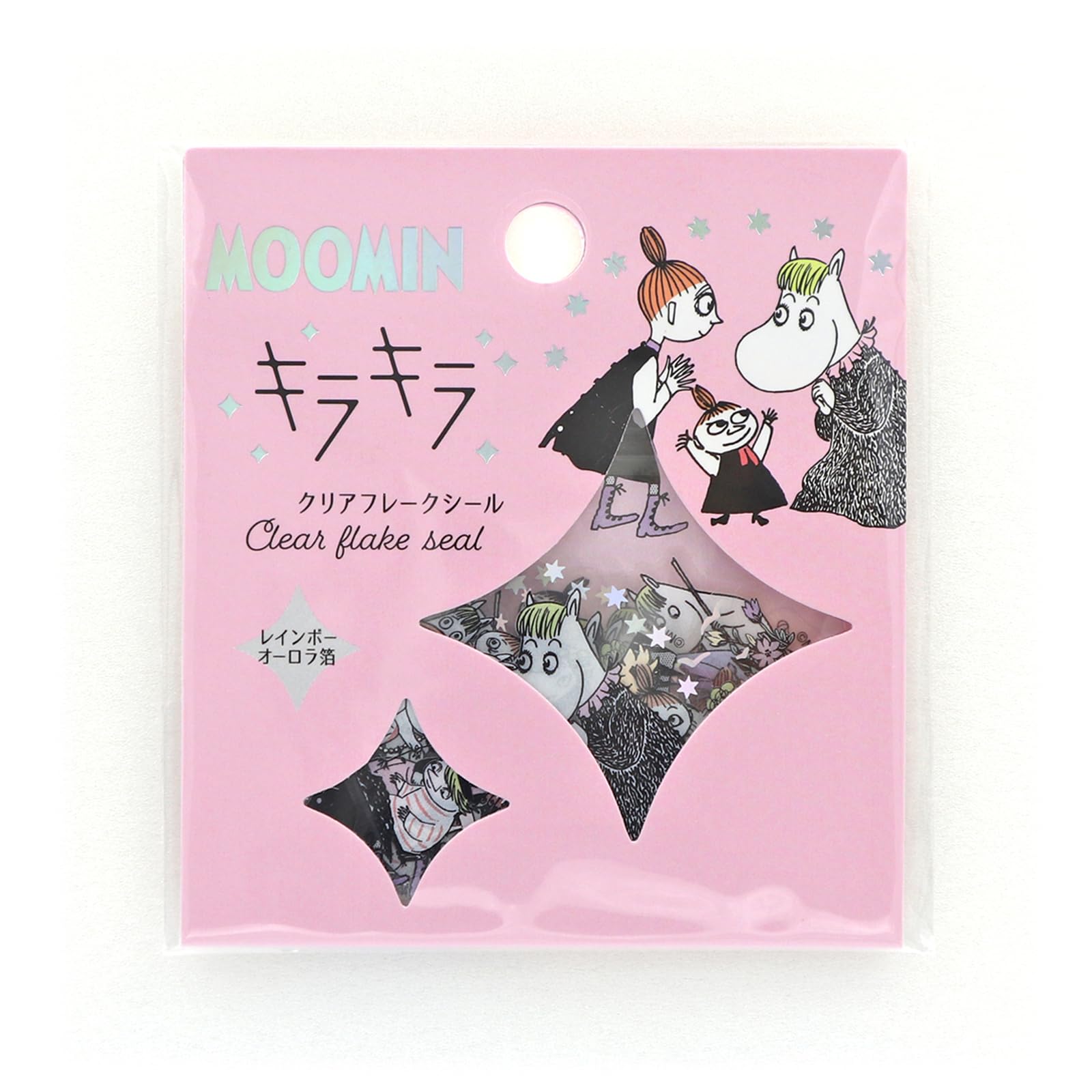 World Craft Moomin Glitter Flake Stickers with Aurora Friends Foil, MOKFS-113
World Craft Moomin Glitter Flake Stickers with Aurora Friends Foil, MOKFS-113