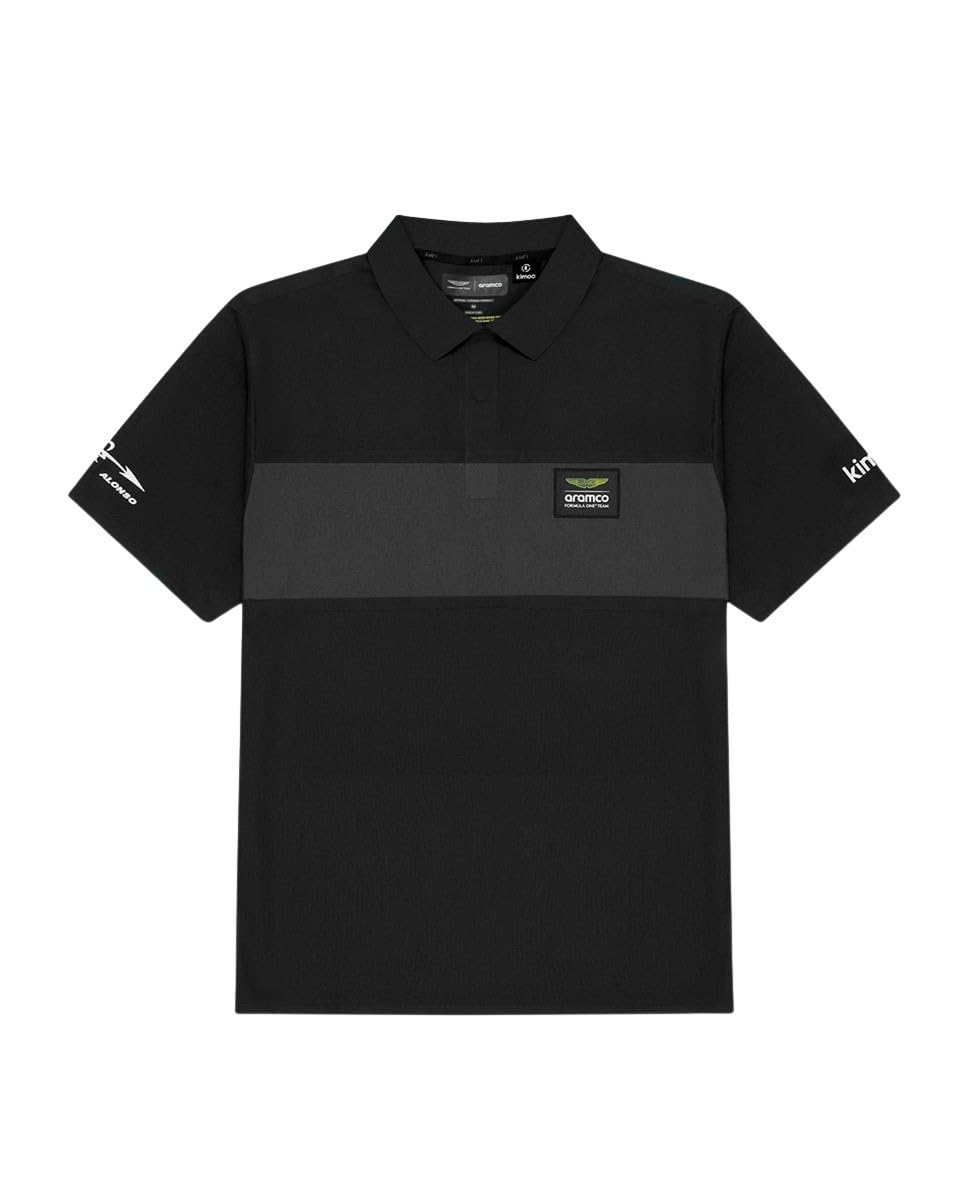 Поло Kimoa ASTON MARTIN F1 Team черного цвета
Поло Kimoa ASTON MARTIN F1 Team черного цвета