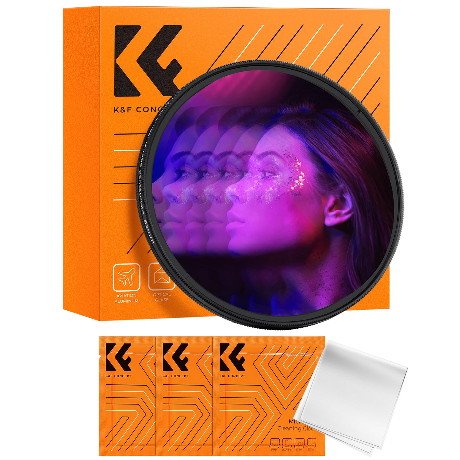 Concept 82mm Pentagonal Prism Filter Prism Filter Special Effects Filter Number of Subjects Changeable K&F One-Sided (Nano-Basic)
Concept 82mm Pentagonal Prism Filter Prism Filter Special Effects Filter Number of Subjects Changeable K&F One-Sided (Nano-Basic)