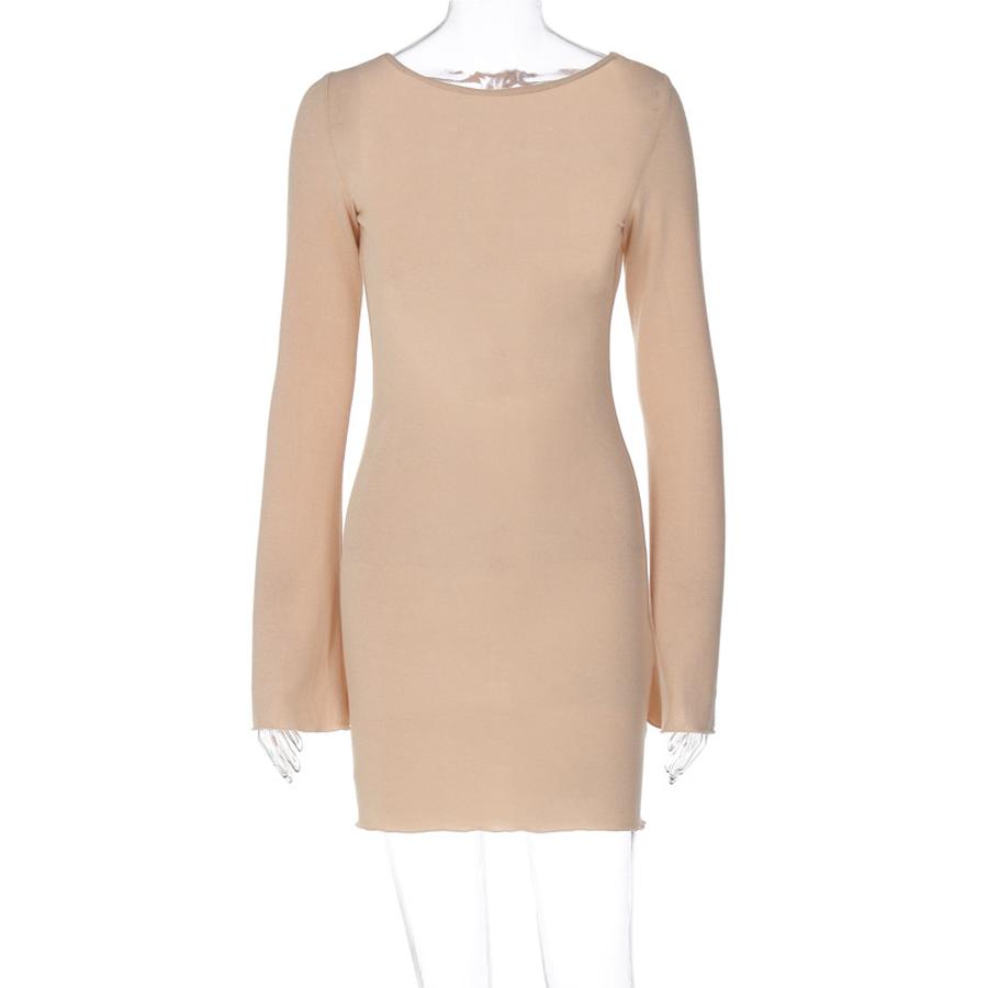 Весняний Вітер Новий Стиль Однотонна Текстура Довгий Рукав Сексуальна Сукня З Низькою Спиною Облягаючого Кролю для Жінок L хакі
Весняний Вітер Новий Стиль Однотонна Текстура Довгий Рукав Сексуальна Сукня З Низькою Спиною Облягаючого Кролю для Жінок L хакі