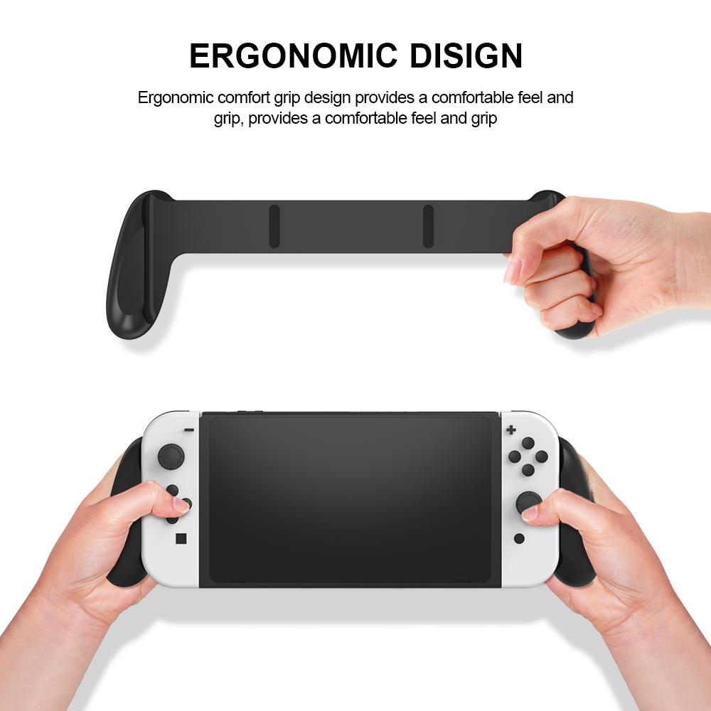 JYS JYS-NS217 Anti-skid Handle Stand Joypad Controller Hand Grip for Nintendo Switch OLED Game Console Black
JYS JYS-NS217 Anti-skid Handle Stand Joypad Controller Hand Grip for Nintendo Switch OLED Game Console Black