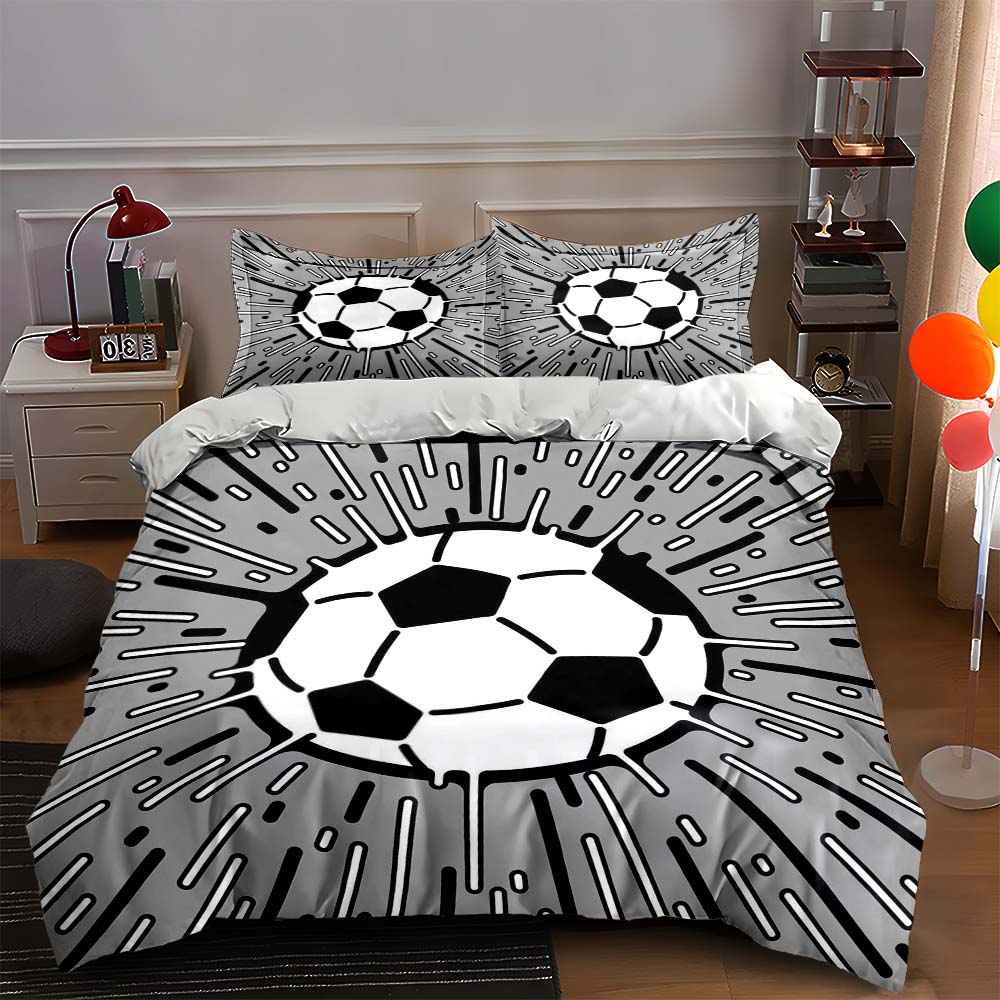 Soccer ball with streaks. Bedding sets Duvet cover sets Duvet covers Pillowcases(1 * Duvet Cover 2 * Pillowcases, without duvet insert) 135x200cm
Soccer ball with streaks. Bedding sets Duvet cover sets Duvet covers Pillowcases(1 * Duvet Cover 2 * Pillowcases, without duvet insert) 135x200cm