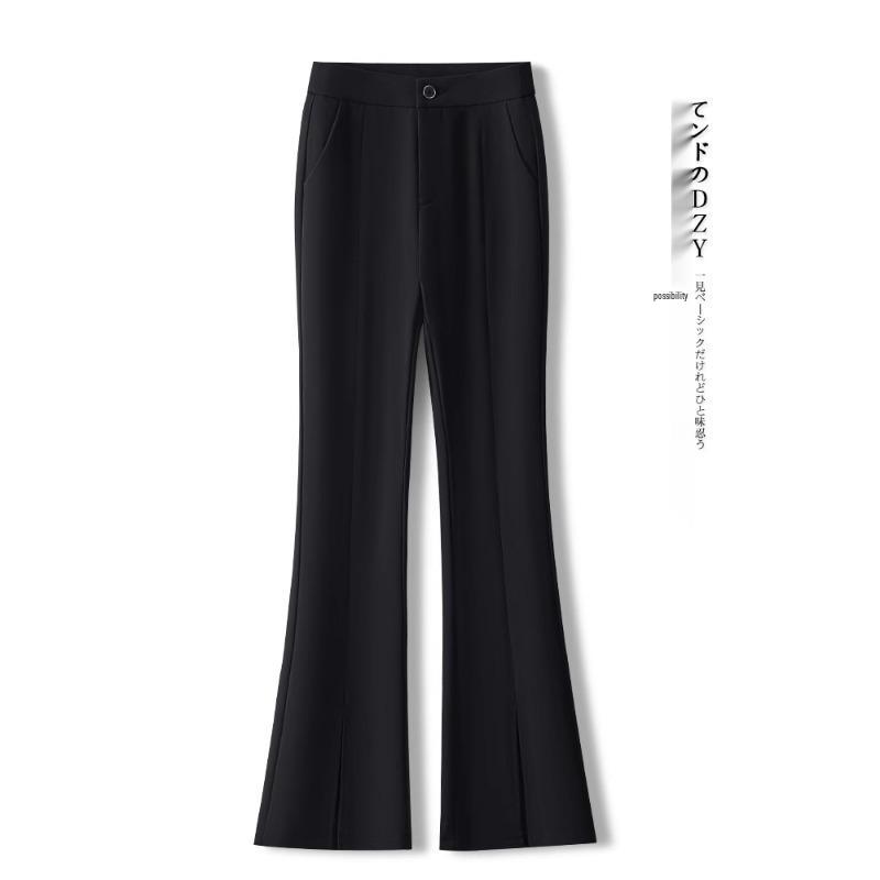 Women s Black High-Waist Flare Pants with Slit - New 2025 Spring/Autumn Slimming Style S чёрный
Women s Black High-Waist Flare Pants with Slit - New 2025 Spring/Autumn Slimming Style S чёрный