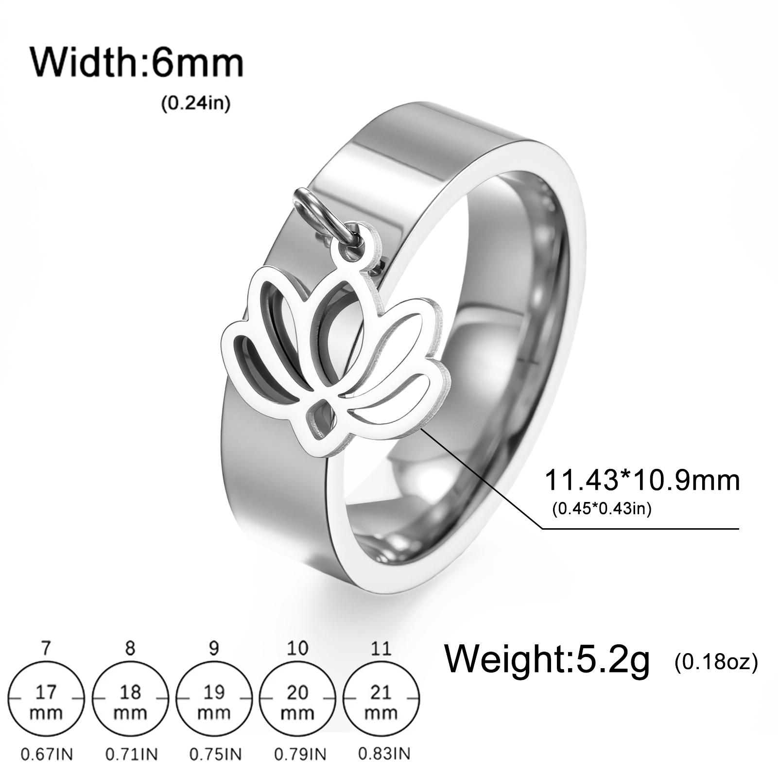Teamer Lotus Pendant Stainless Steel Finger Wide Rings For Women Man Trendy Romantic Buddhism Jewelry Wedding Gift 2026 New 7
Teamer Lotus Pendant Stainless Steel Finger Wide Rings For Women Man Trendy Romantic Buddhism Jewelry Wedding Gift 2026 New 7