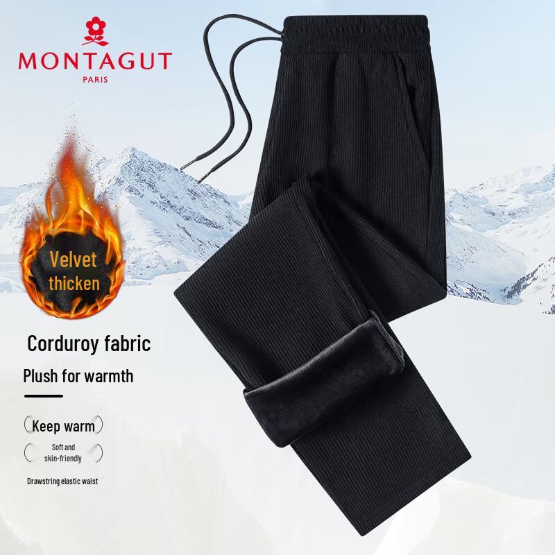 MONTAGUT Men s Winter Warm Drawstring Casual Trousers L
MONTAGUT Men s Winter Warm Drawstring Casual Trousers L