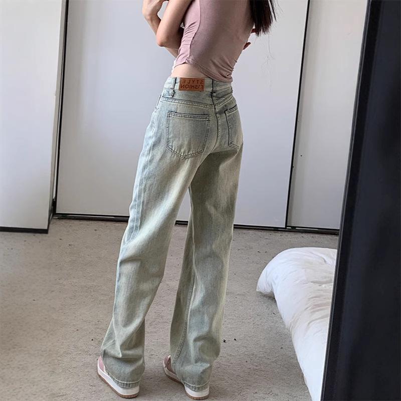 Women s Retro Yellow High Waist Wide-Leg Straight Jeans, Loose Drapey Floor-Length Summer Pants X-Large
Women s Retro Yellow High Waist Wide-Leg Straight Jeans, Loose Drapey Floor-Length Summer Pants X-Large