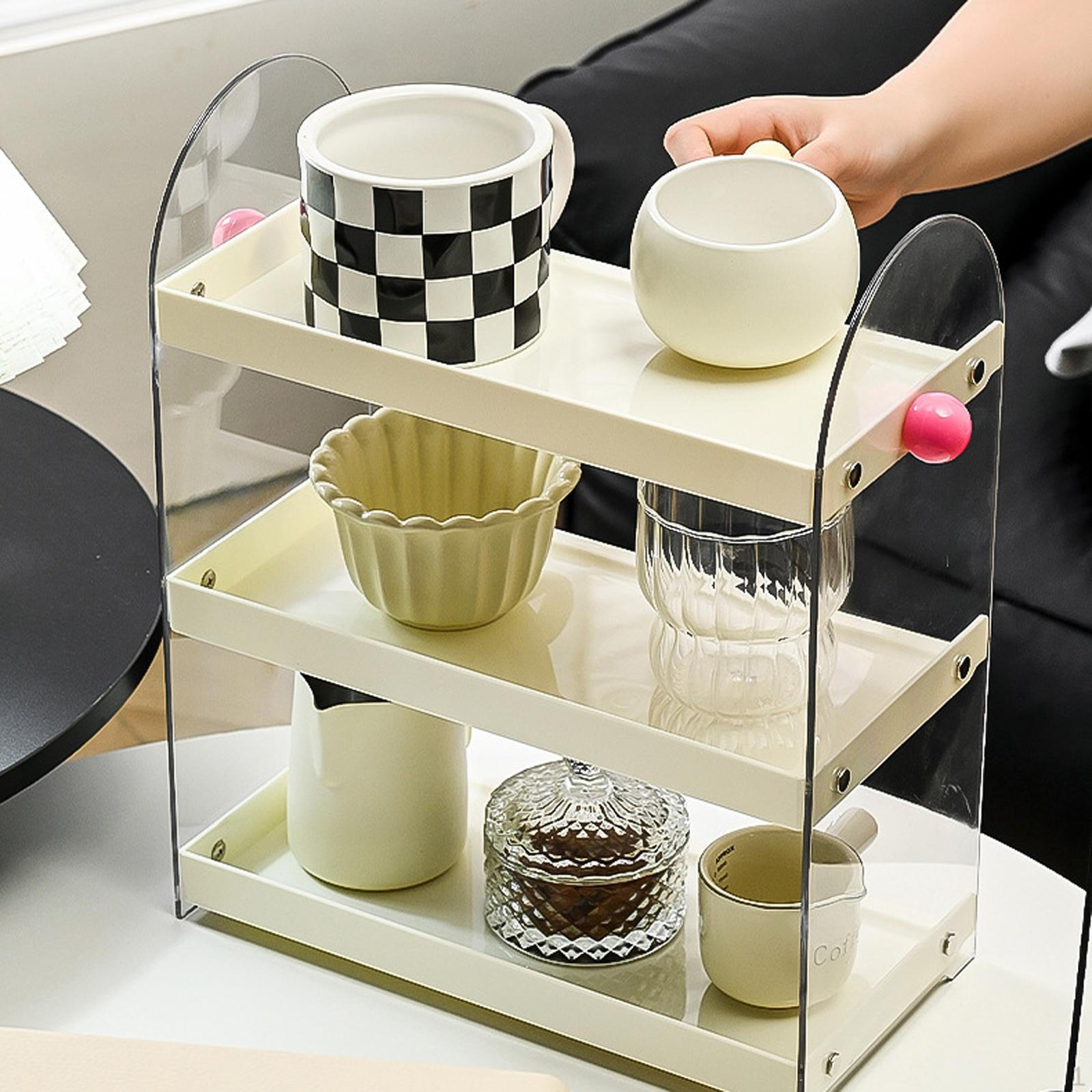 3 Tier Display Shelf for Cup Organization in Bedroom Or Living Room білий
3 Tier Display Shelf for Cup Organization in Bedroom Or Living Room білий